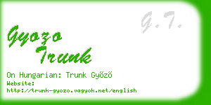 gyozo trunk business card